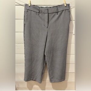 ADDITION ELLE cropped houndstooth pants, size 16.